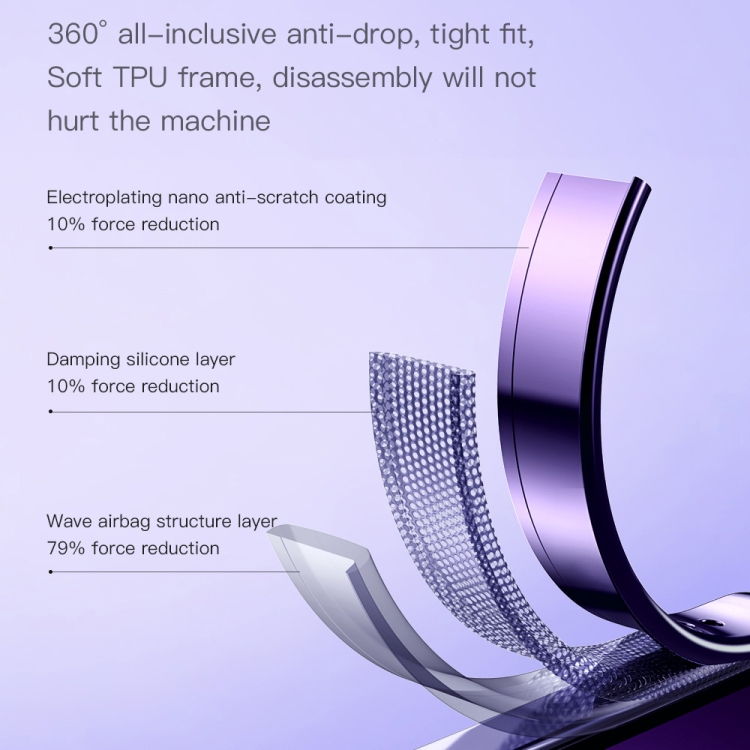 For iPhone 14 TOTUDESIGN AA-155 Series Electroplating TPU Phone Case (Purple) For iPhone 14 TOTUDESIGN AA-155 Series Electroplating TPU Phone Case (Purple)