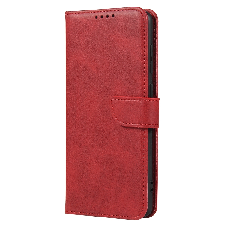For Samsung Galaxy S22 5G Calf Texture Buckle Flip Leather Phone Case(Red) For Samsung Galaxy S22 5G Calf Texture Buckle Flip Leather Phone Case(Red)