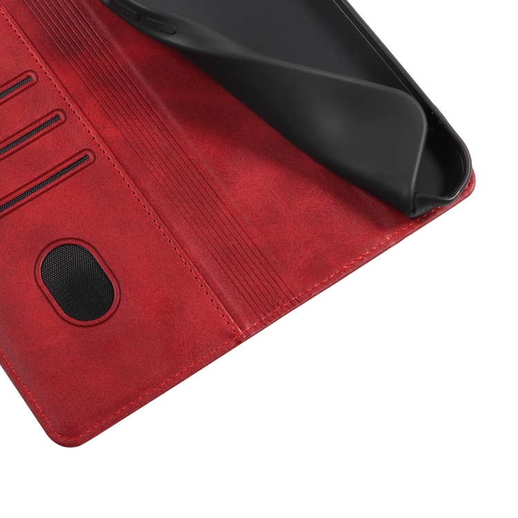 For Samsung Galaxy S22 5G Calf Texture Buckle Flip Leather Phone Case(Red) For Samsung Galaxy S22 5G Calf Texture Buckle Flip Leather Phone Case(Red)