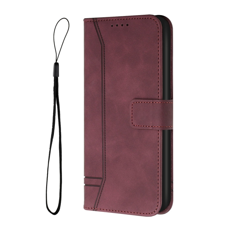 For iPhone 14 Retro Skin Feel Horizontal Flip Leather Phone Case (Wine Red) For iPhone 14 Retro Skin Feel Horizontal Flip Leather Phone Case (Wine Red)