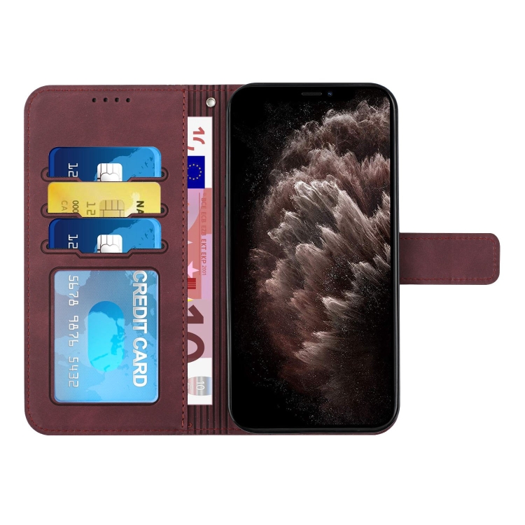 For iPhone 14 Retro Skin Feel Horizontal Flip Leather Phone Case (Wine Red) For iPhone 14 Retro Skin Feel Horizontal Flip Leather Phone Case (Wine Red)