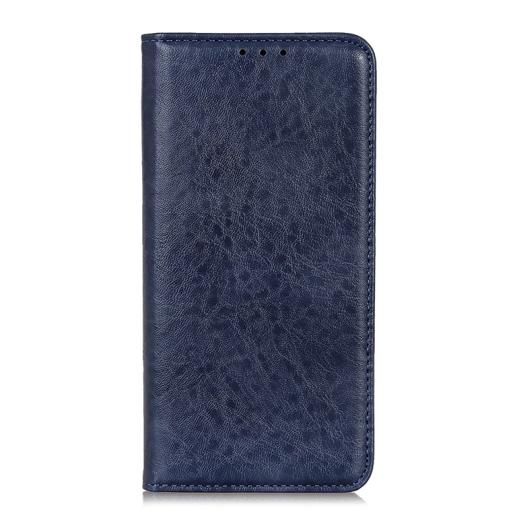 For iPhone SE 2022 / SE 2020 Magnetic Suction Crazy Horse Pattern PU Left and Right Open with Bracket and Card Slot and Wallet(Blue) For iPhone SE 2022 / SE 2020 Magnetic Suction Crazy Horse Pattern PU Left and Right Open with Bracket and Card Slot and Wallet(Blue)