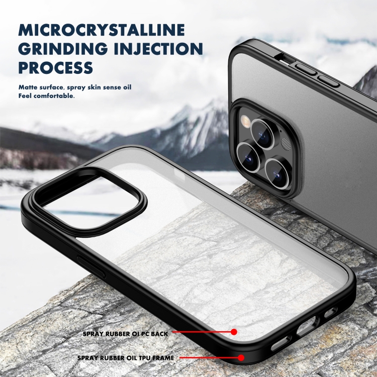 For iPhone 14 Plus Shadow Series Frosted Airbag Shockproof Phone Case (Black) For iPhone 14 Plus Shadow Series Frosted Airbag Shockproof Phone Case (Black)