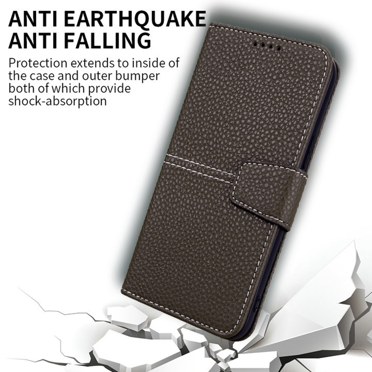 For Samsung Galaxy S21 Ultra 5G Litchi RFID Leather Phone Case(Khaki) For Samsung Galaxy S21 Ultra 5G Litchi RFID Leather Phone Case(Khaki)