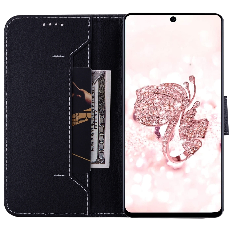 For Samsung Galaxy S22 5G Litchi RFID Leather Phone Case(Black) For Samsung Galaxy S22 5G Litchi RFID Leather Phone Case(Black)