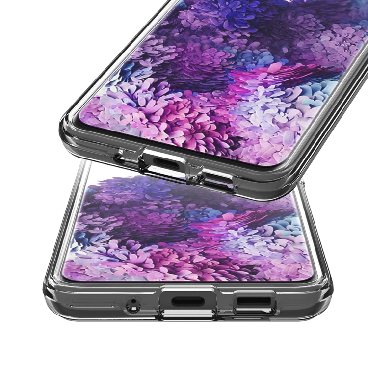 For Galaxy S20+ 2 In 1 PC + TPU Card Pattern Transparent Protective Case(Cat and Tiger) For Galaxy S20+ 2 In 1 PC + TPU Card Pattern Transparent Protective Case(Cat and Tiger)