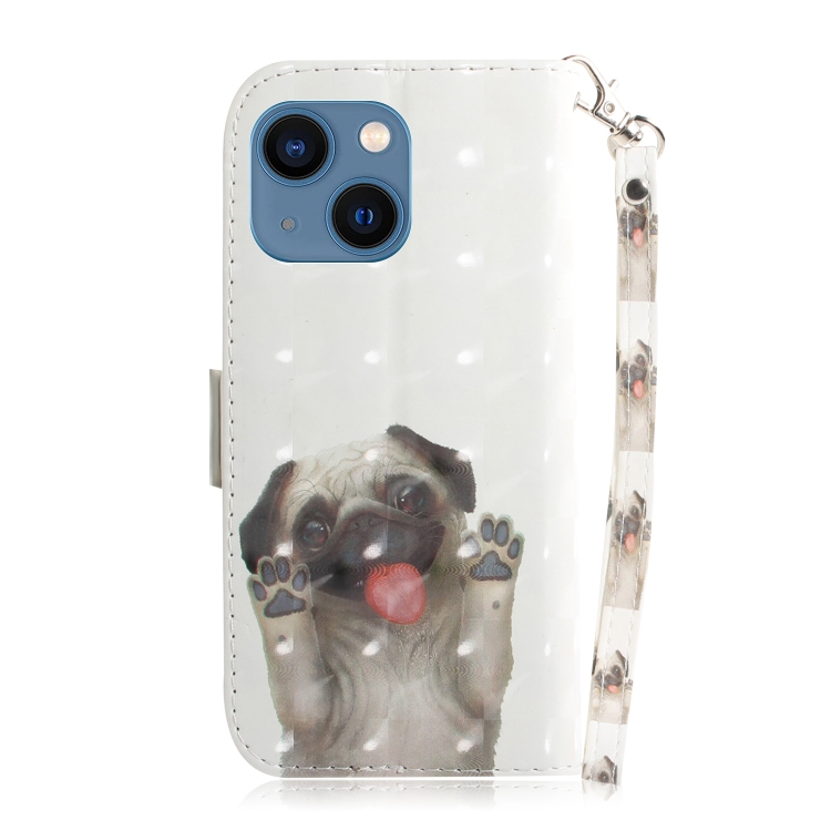 For iPhone 14 Plus 3D Colored Horizontal Flip Leather Phone Case (Cute Cat) For iPhone 14 Plus 3D Colored Horizontal Flip Leather Phone Case (Cute Cat)