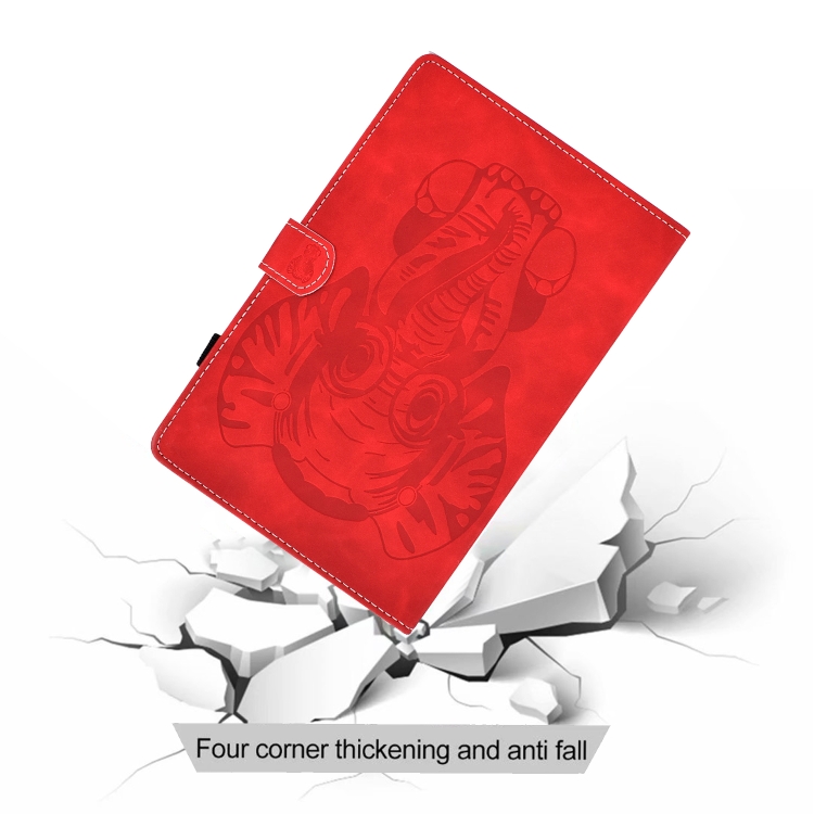 For iPad 9.7 2017 / 2018 Embossed Elephant Pattern Horizontal Flip PU Leather Case with Sleep Function & Magnetic Buckle & Bracket and Card Slot(Red) For iPad 9.7 2017 / 2018 Embossed Elephant Pattern Horizontal Flip PU Leather Case with Sleep Function & Magnetic Buckle & Bracket and Card Slot(Red)