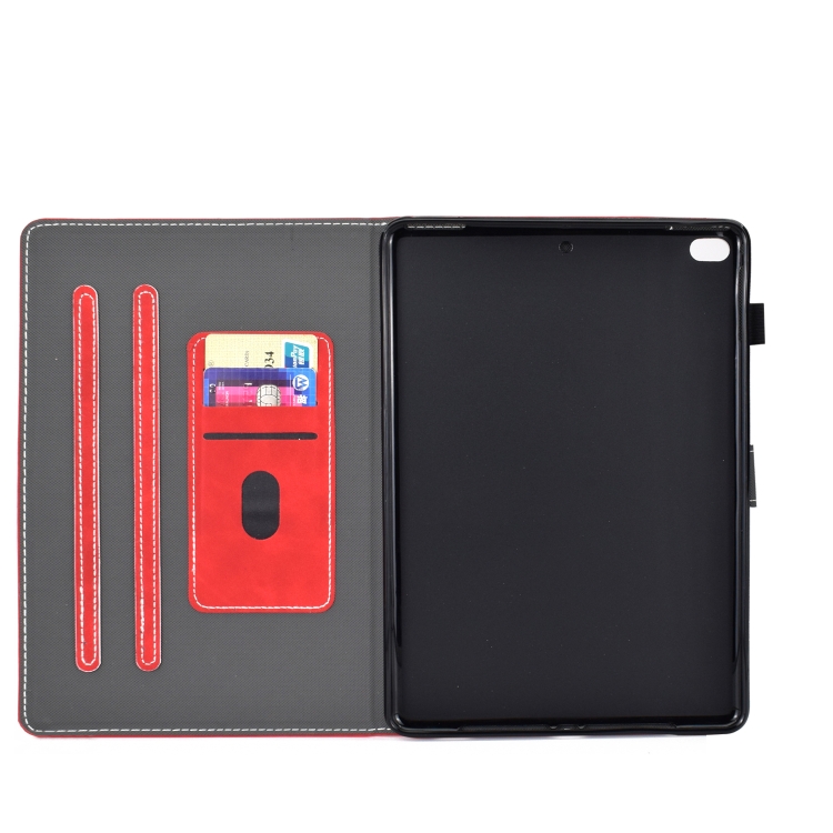 For iPad 9.7 2017 / 2018 Embossed Elephant Pattern Horizontal Flip PU Leather Case with Sleep Function & Magnetic Buckle & Bracket and Card Slot(Red) For iPad 9.7 2017 / 2018 Embossed Elephant Pattern Horizontal Flip PU Leather Case with Sleep Function & Magnetic Buckle & Bracket and Card Slot(Red)