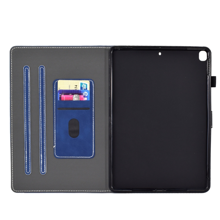 For iPad 10.2 10.5 / iPad Air 10.5 2019 Embossed Elephant Pattern Horizontal Flip PU Leather Case with Sleep Function & Magnetic Buckle & Bracket and Card Slot(Blue) For iPad 10.2 10.5 / iPad Air 10.5 2019 Embossed Elephant Pattern Horizontal Flip PU Leather Case with Sleep Function & Magnetic Buckle & Bracket and Card Slot(Blue)