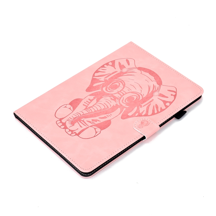 For iPad Pro 11 2020 Embossed Elephant Pattern Horizontal Flip PU Leather Tablet Case with Sleep Function & Magnetic Buckle & Bracket and Card Slot(Pink) For iPad Pro 11 2020 Embossed Elephant Pattern Horizontal Flip PU Leather Tablet Case with Sleep Function & Magnetic Buckle & Bracket and Card Slot(Pink)