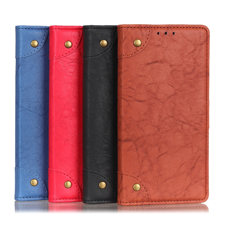 For iPhone SE 2020 Copper Buckle Retro Crazy Horse Texture Horizontal Flip Leather Case with Holder & Card Slots & Wallet(Red) For iPhone SE 2020 Copper Buckle Retro Crazy Horse Texture Horizontal Flip Leather Case with Holder & Card Slots & Wallet(Red)