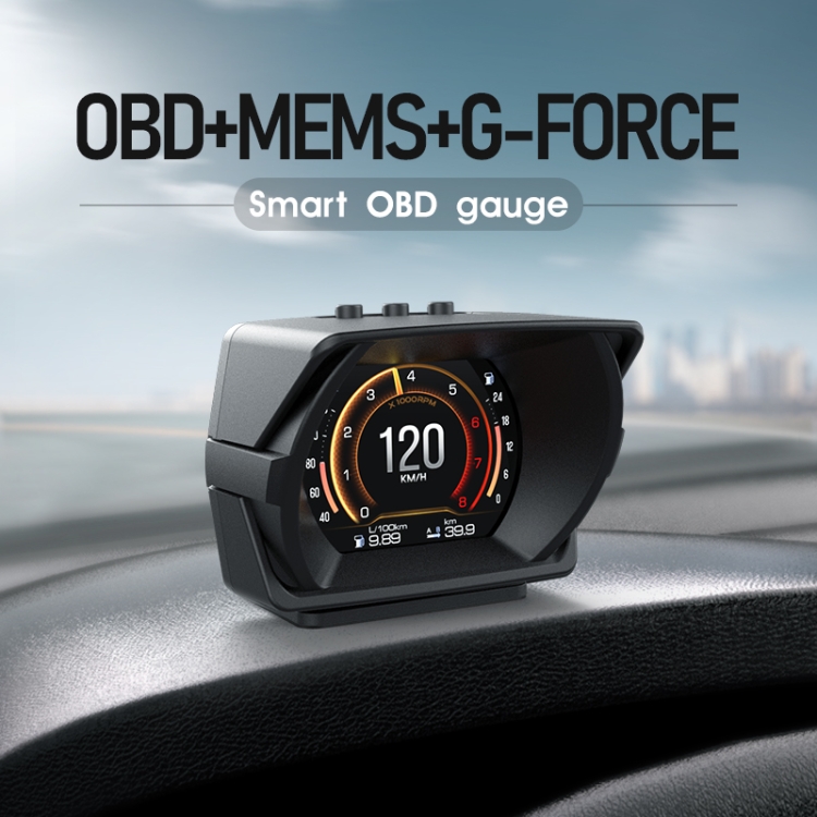 A450 OGM Car 2.8 pulgadas OBDII + MEMS + GPS Sistema de visualización frontal - 1