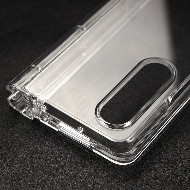 For Samsung Galaxy Z Fold4 5G TPU + PC Shockproof Protective Phone Case with Pen Slot(Transparent) For Samsung Galaxy Z Fold4 5G TPU + PC Shockproof Protective Phone Case with Pen Slot(Transparent)
