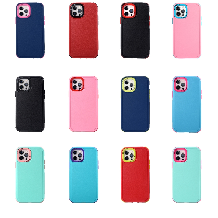 For iPhone 11 Pro Max 3 in 1 Four Corner Shockproof Phone Case (Red+Black) For iPhone 11 Pro Max 3 in 1 Four Corner Shockproof Phone Case (Red+Black)