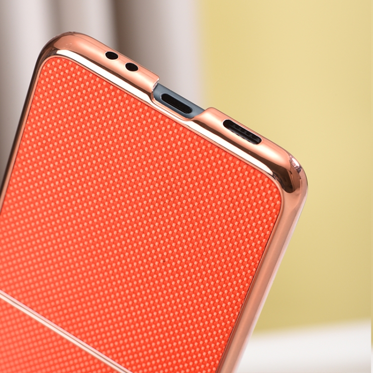For Samsung Galaxy Z Flip4 Gilt Electroplated Nylon Phone Case(Pink)
