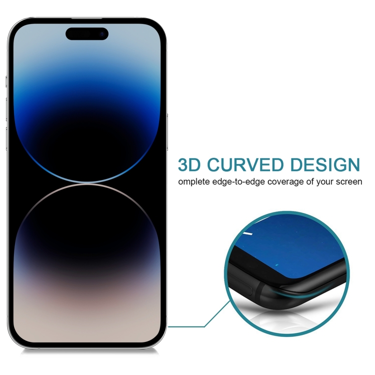 For iPhone 14 Pro 25pcs Anti-peeping Plasma Oil Coated High Aluminum Wear-resistant Tempered Glass Film For iPhone 14 Pro 25pcs Anti-peeping Plasma Oil Coated High Aluminum Wear-resistant Tempered Glass Film