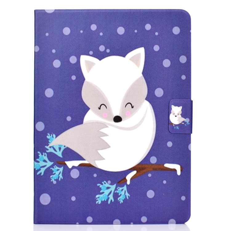 For iPad Pro 11 2020 Electric Pressed TPU Left and Right Open Flat Leather Tablet Case with Sleep Function & Card Buckle Anti-skid Strip(Arctic Fox) For iPad Pro 11 2020 Electric Pressed TPU Left and Right Open Flat Leather Tablet Case with Sleep Function & Card Buckle Anti-skid Strip(Arctic Fox)