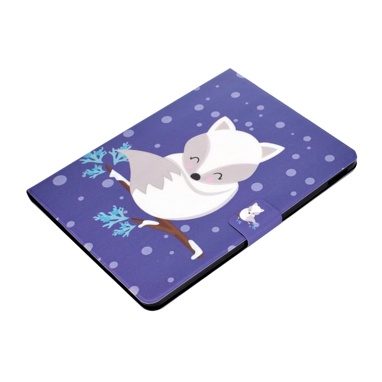 For iPad Pro 11 2020 Electric Pressed TPU Left and Right Open Flat Leather Tablet Case with Sleep Function & Card Buckle Anti-skid Strip(Arctic Fox) For iPad Pro 11 2020 Electric Pressed TPU Left and Right Open Flat Leather Tablet Case with Sleep Function & Card Buckle Anti-skid Strip(Arctic Fox)