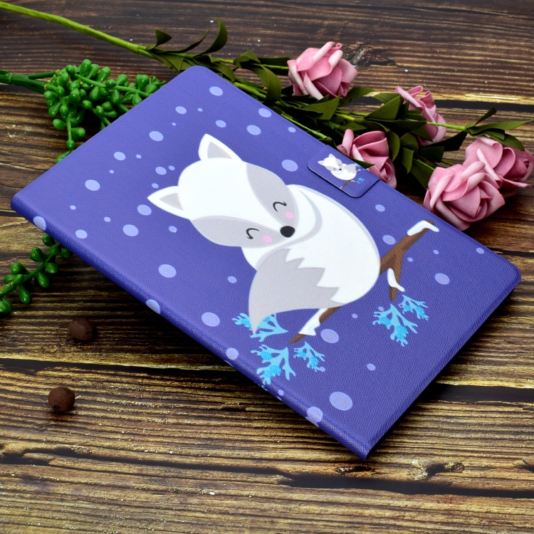 For iPad Pro 11 2020 Electric Pressed TPU Left and Right Open Flat Leather Tablet Case with Sleep Function & Card Buckle Anti-skid Strip(Arctic Fox) For iPad Pro 11 2020 Electric Pressed TPU Left and Right Open Flat Leather Tablet Case with Sleep Function & Card Buckle Anti-skid Strip(Arctic Fox)