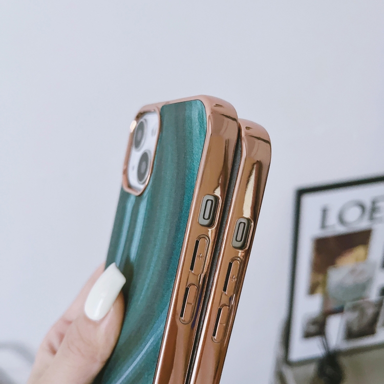 For iPhone 14 Nano Electroplating Protective Phone Case (Ice Crystal Blue) For iPhone 14 Nano Electroplating Protective Phone Case (Ice Crystal Blue)