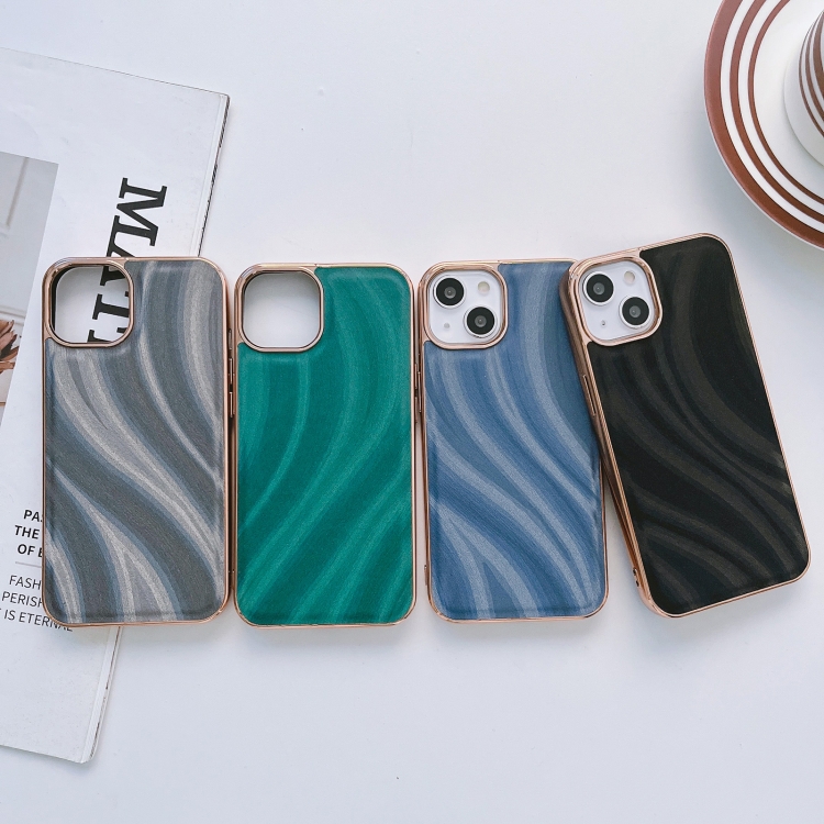 For iPhone 14 Nano Electroplating Protective Phone Case (Ice Crystal Blue) For iPhone 14 Nano Electroplating Protective Phone Case (Ice Crystal Blue)