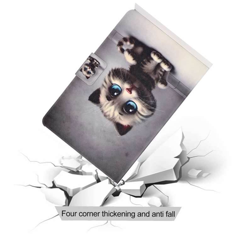 For iPad Pro 11 2020 Electric Pressed TPU Left and Right Open Flat Leather Tablet Case with Sleep Function & Card Buckle Anti-skid Strip(Pet Cat) For iPad Pro 11 2020 Electric Pressed TPU Left and Right Open Flat Leather Tablet Case with Sleep Function & Card Buckle Anti-skid Strip(Pet Cat)