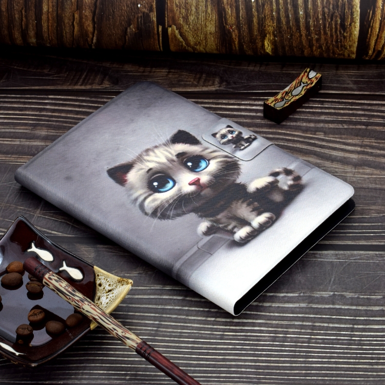For iPad Pro 11 2020 Electric Pressed TPU Left and Right Open Flat Leather Tablet Case with Sleep Function & Card Buckle Anti-skid Strip(Pet Cat) For iPad Pro 11 2020 Electric Pressed TPU Left and Right Open Flat Leather Tablet Case with Sleep Function & Card Buckle Anti-skid Strip(Pet Cat)