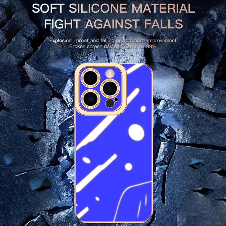 For iPhone 14 6D Electroplated Lens Protective Phone Case (White) For iPhone 14 6D Electroplated Lens Protective Phone Case (White)