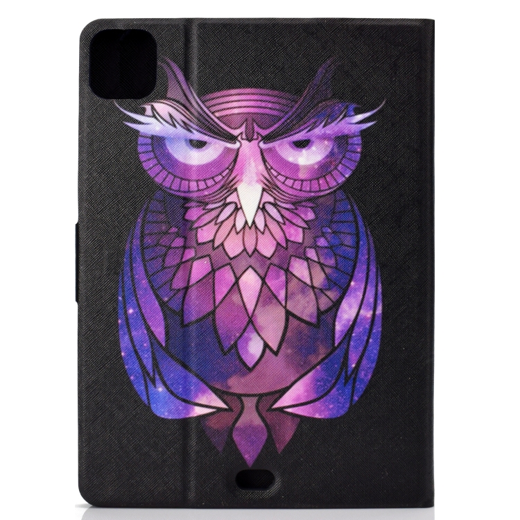 For iPad Pro 11 2020 Electric Pressed TPU Left and Right Open Flat Leather Tablet Case with Sleep Function & Card Buckle Anti-skid Strip(Owl) For iPad Pro 11 2020 Electric Pressed TPU Left and Right Open Flat Leather Tablet Case with Sleep Function & Card Buckle Anti-skid Strip(Owl)