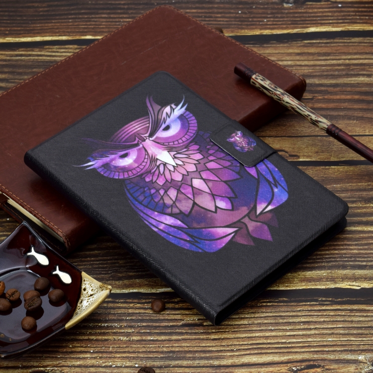For iPad Pro 11 2020 Electric Pressed TPU Left and Right Open Flat Leather Tablet Case with Sleep Function & Card Buckle Anti-skid Strip(Owl) For iPad Pro 11 2020 Electric Pressed TPU Left and Right Open Flat Leather Tablet Case with Sleep Function & Card Buckle Anti-skid Strip(Owl)
