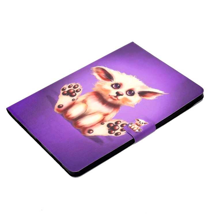 For iPad Pro 11 2020 Electric Pressed TPU Left and Right Open Flat Leather Tablet Case with Sleep Function & Card Buckle Anti-skid Strip(Golden Fox) For iPad Pro 11 2020 Electric Pressed TPU Left and Right Open Flat Leather Tablet Case with Sleep Function & Card Buckle Anti-skid Strip(Golden Fox)