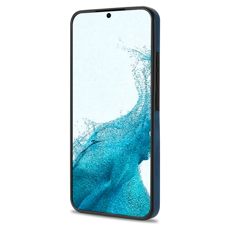 For Samsung Galaxy S22+ 5G N.Bekus Vertical Flip Card Slot RFID Phone Case(Blue) For Samsung Galaxy S22+ 5G N.Bekus Vertical Flip Card Slot RFID Phone Case(Blue)