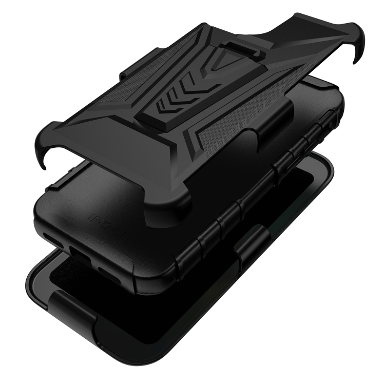 For iPhone 13 mini Back Belt Clip Phone Case (Black) For iPhone 13 mini Back Belt Clip Phone Case (Black)