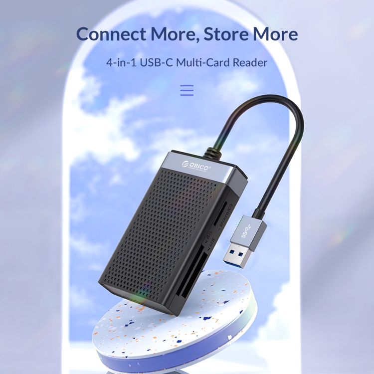 ORICO CL4D-C3 4-in-1 Type-C Multifunction Card Reader(Black) - 3