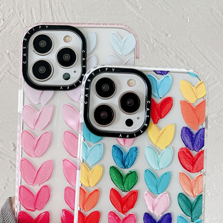 For iPhone 11 Pro Max Doodle Colorful Lvoe TPU Phone Case (Pink) For iPhone 11 Pro Max Doodle Colorful Lvoe TPU Phone Case (Pink)