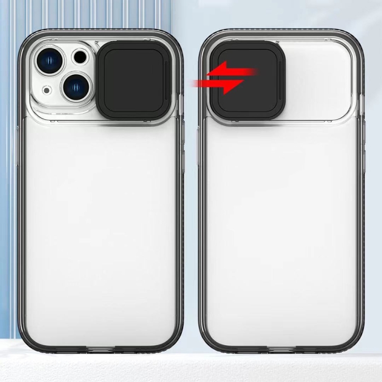 For iPhone 14 Sliding Camera Phone Case (Red)