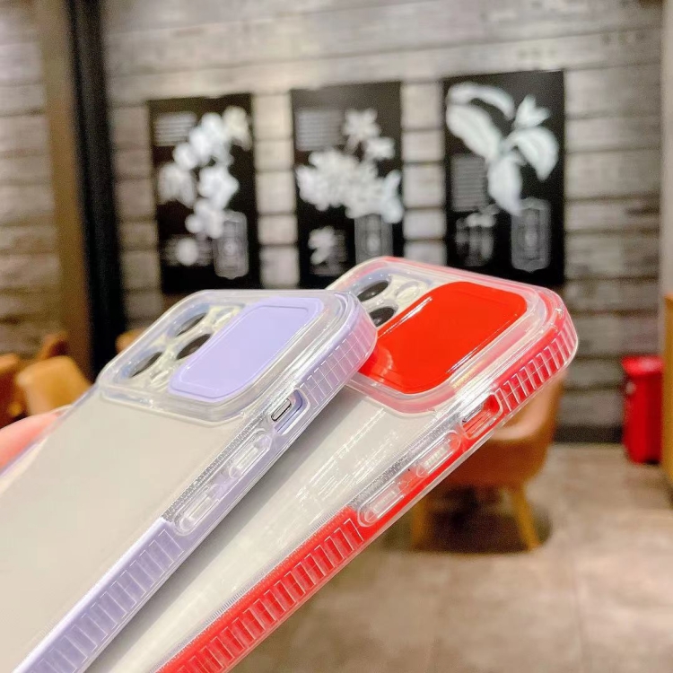 For iPhone 14 Sliding Camera Phone Case (Red)