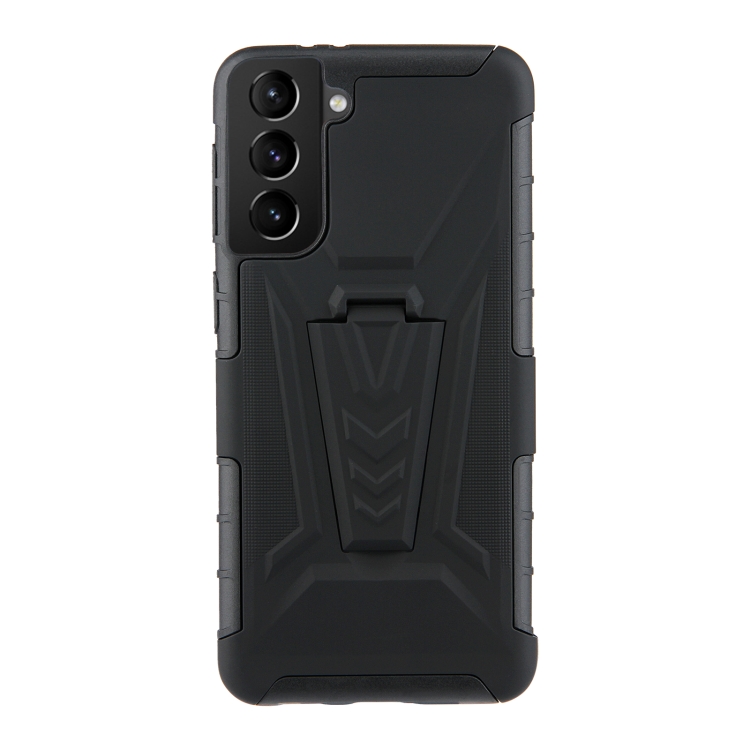 For Samsung Galaxy S21+ 5G Back Belt Clip Phone Case(Black) For Samsung Galaxy S21+ 5G Back Belt Clip Phone Case(Black)