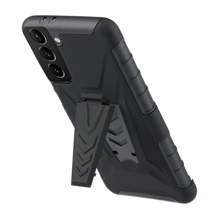 For Samsung Galaxy S21+ 5G Back Belt Clip Phone Case(Black) For Samsung Galaxy S21+ 5G Back Belt Clip Phone Case(Black)