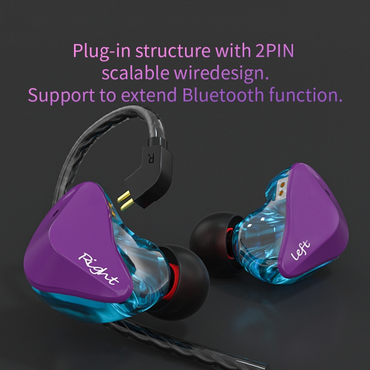 CVJ-CSK In-Ear Dynamic Music Running Sports Wired Headphone, Style:3.5mm Without Mic(Purple Blue) CVJ-CSK In-Ear Dynamic Music Running Sports Wired Headphone, Style:3.5mm Without Mic(Purple Blue)
