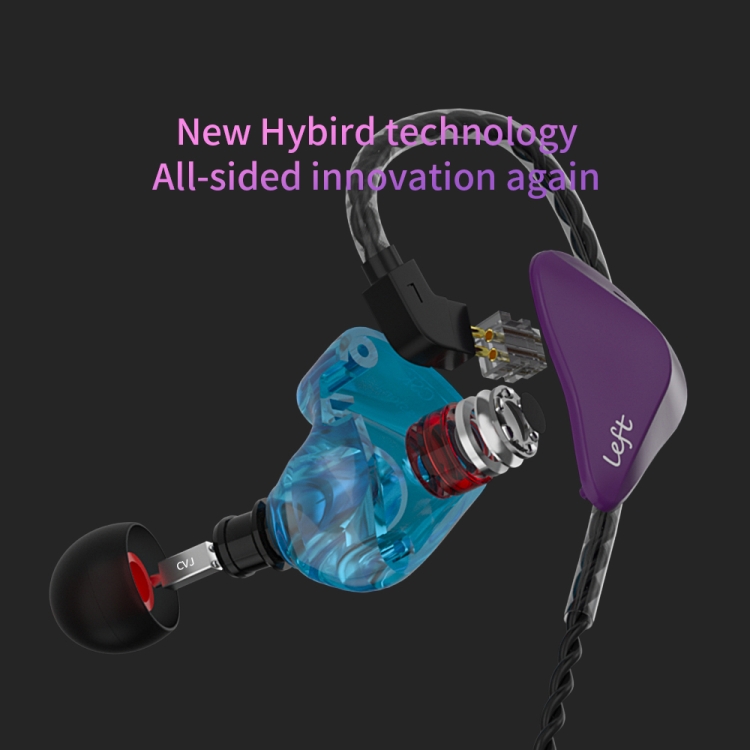 CVJ-CSK In-Ear Dynamic Music Running Sports Wired Headphone, Style:3.5mm Without Mic(Purple Blue) CVJ-CSK In-Ear Dynamic Music Running Sports Wired Headphone, Style:3.5mm Without Mic(Purple Blue)