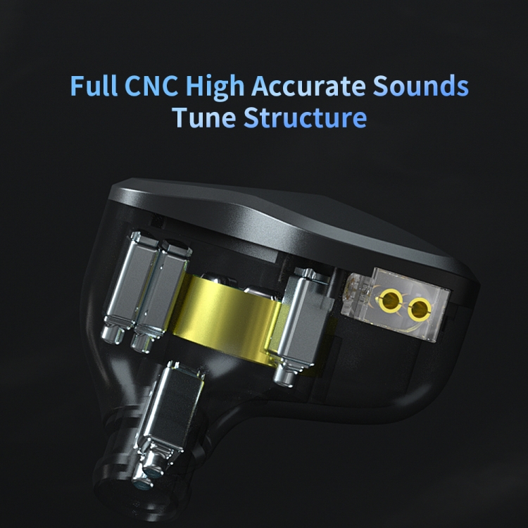CVJ-CSN In-Ear Dual Magnetic Circuit Dynamic HIFI Wired Earphone, Style:With Mic(Black) CVJ-CSN In-Ear Dual Magnetic Circuit Dynamic HIFI Wired Earphone, Style:With Mic(Black)