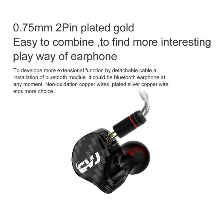 CVJ-CVM Dual Magnetic Ring Iron Hybrid Drive Fashion In-Ear Wired Earphone With Mic Version(White) CVJ-CVM Dual Magnetic Ring Iron Hybrid Drive Fashion In-Ear Wired Earphone With Mic Version(White)