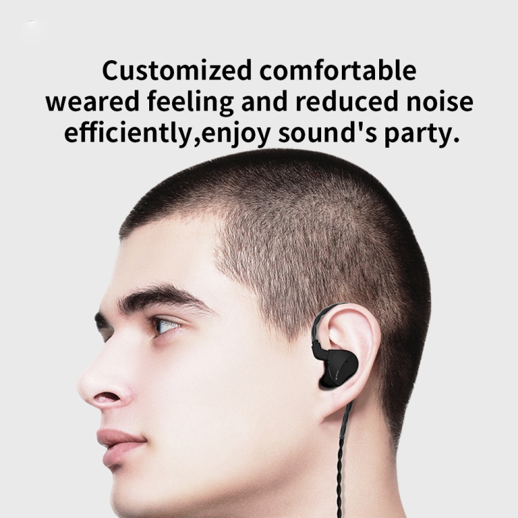 CVJ Mirror Hybrid Technology HiFi Music Wired Earphone With Mic(Black) CVJ Mirror Hybrid Technology HiFi Music Wired Earphone With Mic(Black)