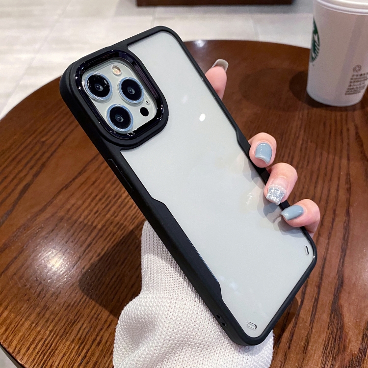 For iPhone 11 Pro Transparent Acrylic + TPU Phone Case (Black) For iPhone 11 Pro Transparent Acrylic + TPU Phone Case (Black)