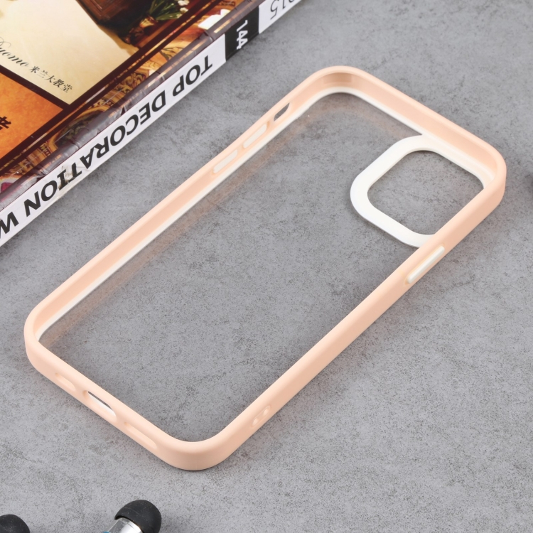For iPhone 14 Two-color Shield TPU + PC Phone Case (Light Pink) For iPhone 14 Two-color Shield TPU + PC Phone Case (Light Pink)