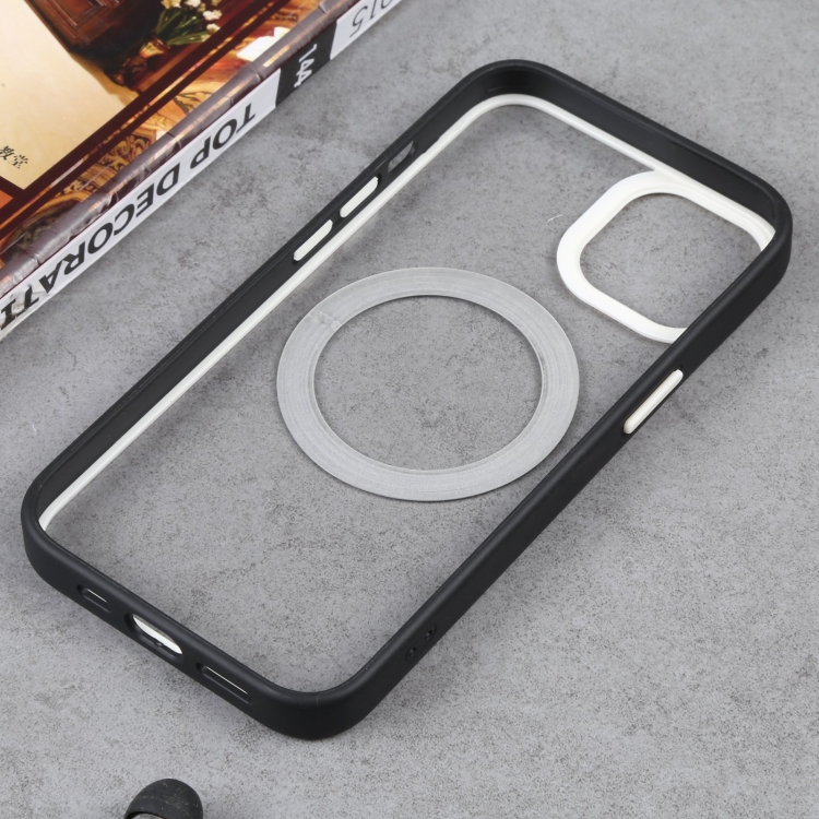 For iPhone 14 Plus Two-color Shield MagSafe TPU + PC Phone Case (Black) For iPhone 14 Plus Two-color Shield MagSafe TPU + PC Phone Case (Black)