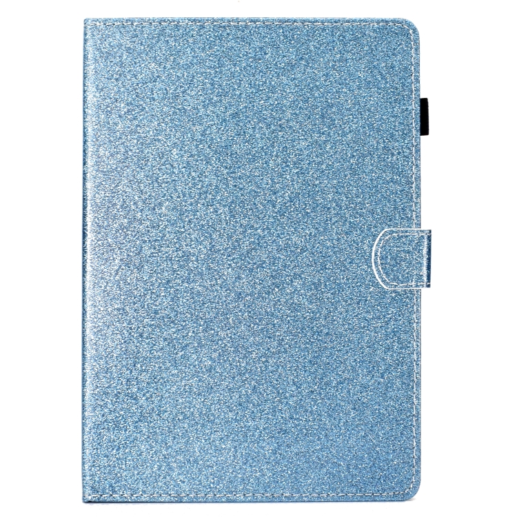 For iPad Pro 11 inch 2020 Glitter Left and Right Flat Leather Tablet Case with Sleep Function & Card Slot & Buckle Anti-skid Strip and Bracket(Blue) For iPad Pro 11 inch 2020 Glitter Left and Right Flat Leather Tablet Case with Sleep Function & Card Slot & Buckle Anti-skid Strip and Bracket(Blue)