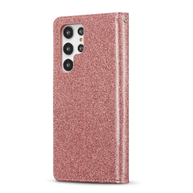 For Samsung Galaxy S22 5G Glitter Powder Love Leather Phone Case(Pink) For Samsung Galaxy S22 5G Glitter Powder Love Leather Phone Case(Pink)